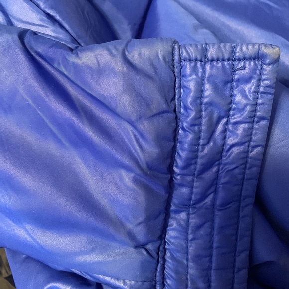 JACK BB DAKOTA size large cobalt blue big black buttons puffy pea coat - Picture 14 of 15